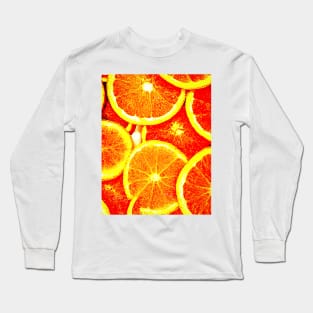 Orange fresh fruits Long Sleeve T-Shirt